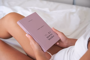 PINK SKIES UNDATED PLANNER GREEK HARDCOVER - Image 2